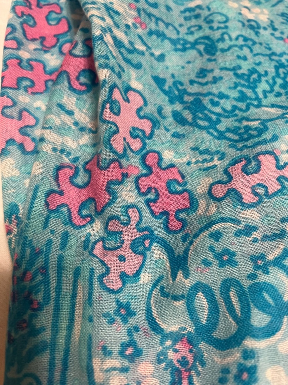 Holy grail!!! Rare Lilly Pulitzer Winston’s Wish murfee scarf - Picture 3 of 4